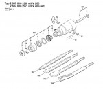 Bosch 2 607 018 296 MV 200 Chisel Attachment Spare Parts